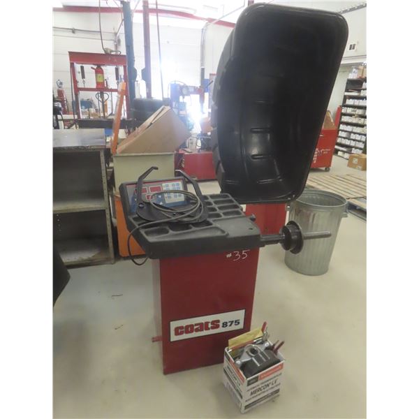 Coats 875 Tire Balancer, w/ Truck Adapter
