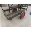 Image 2 : 2 Metal Homemade Rolling Parts Tables, 36x24x36, and Rolling Cart