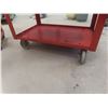 Image 4 : 2 Rolling Metal Shop Carts, 32x18x30 and 32x15x30