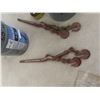 Image 4 : 3 Chains, 16 Ft, 2" Ratchet Straps, and Load Binders