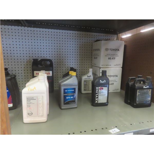 Import Drive Train Fluids, Partial Containers