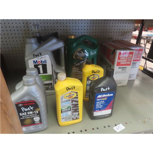 14 Tubes Multiplex Grease and Engine Oil, Partial Containers