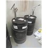 Image 1 : Mobil Special Synthetic Blend – 5W-20 (4-1/2" Left) and 5W-30 (14-1/2" Left), w/ Barrel Pumps