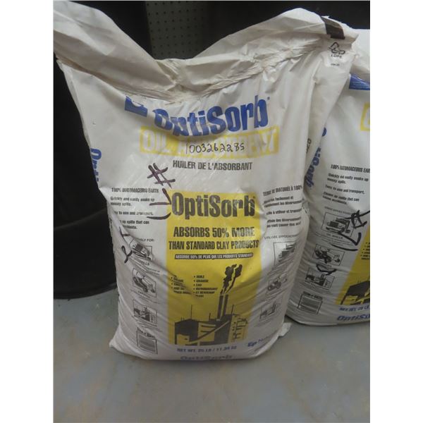 2 Bags Opti Absorb Absorbent, 25 lb Each