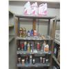 Image 1 : Brake Fluids, Silicones, Fuel Conditioner, Penetrating Fluid, Brake Lube, w/ 5-Tier Metal Shelf