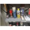 Image 8 : Brake Fluids, Silicones, Fuel Conditioner, Penetrating Fluid, Brake Lube, w/ 5-Tier Metal Shelf