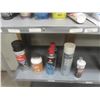 Image 9 : Brake Fluids, Silicones, Fuel Conditioner, Penetrating Fluid, Brake Lube, w/ 5-Tier Metal Shelf