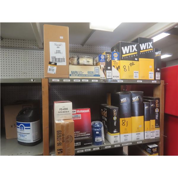 New Air Filters and Fuel Filters, Part Numbers on Boxes