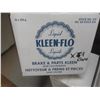 Image 6 : New, 40 Cans Kleen-Flo Brake Cleaner, 1/4 Pail #323 Brake Cleaner, and Pressurized Brake Cleaner