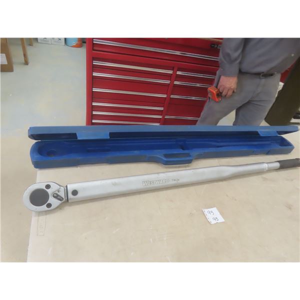 Westward TW34 600 lb 3/4" Torque Wrench, w/ Case