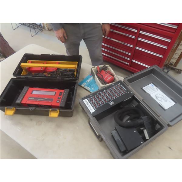 Snap-On MT2500 Scanner, OTC 3225 Breakout Box EEC-4, and Ford TFI-IV Ignition Tester