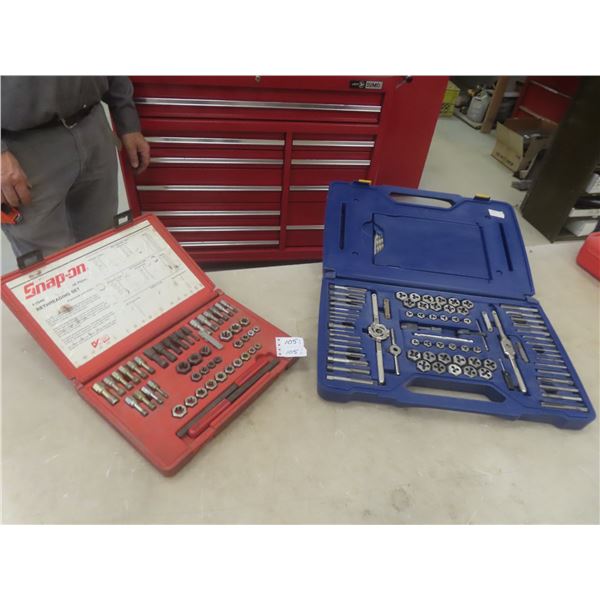 Snap-On RTD48 Rethreading Kit, 48 Pc, and Irwin #99 26377 Tap and Die Set, 117 Pcs