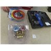Image 1 : New Mastercool R1234 Refrigerant Pressure Test Kit and Mastercool 55800 R1234 Refrigerant Leak