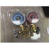 Image 2 : New Mastercool R1234 Refrigerant Pressure Test Kit and Mastercool 55800 R1234 Refrigerant Leak