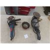 Image 1 : Black & Decker 7" Power Angle Grinder and Clarke 5" Angle Grinder, w/ Wire Wheel and Extra Disks