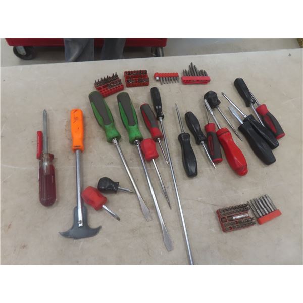 Snap-On Screwdrivers, Driver Bits, and Seal Puller