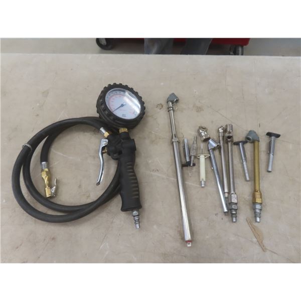 Jet Tire Pressure Tester and Tools