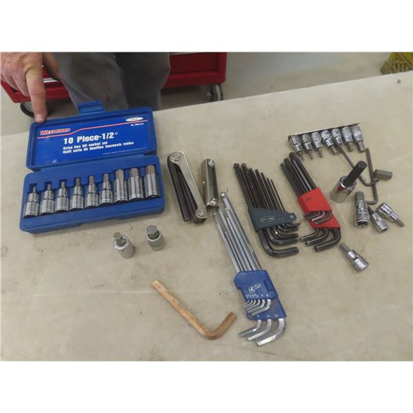 Snap-On/Jet/UltraPro/Westward 1/2" Sockets, Feeler Gauges, Metric and SAE