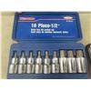 Image 2 : Snap-On/Jet/UltraPro/Westward 1/2" Sockets, Feeler Gauges, Metric and SAE