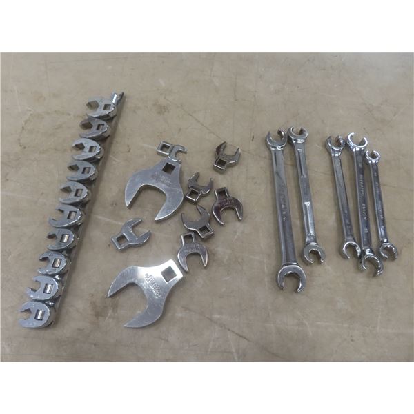 Snap-On/UltraPro Crow Foot and Line Wrenches