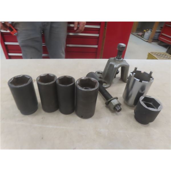KD/UltraPro/Snap-On Front Hub Nut Sockets, Front Axle Removers and Installers
