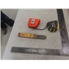 Image 2 : Tape Measures, Square, Levels
