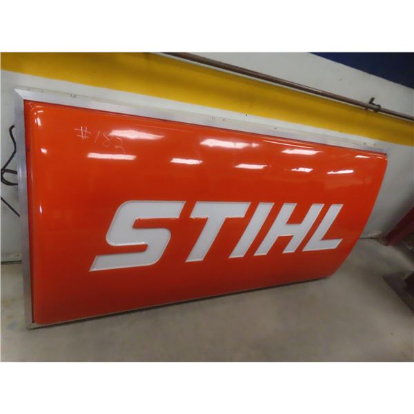 Stihl Light-Up Sign, 36x72