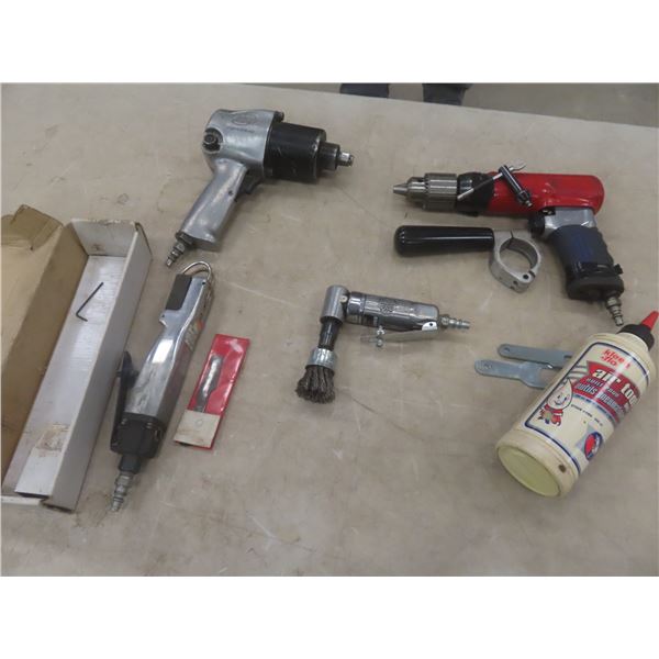 Blue-Point 1/2" Air Drill, Ingersoll Rand 1/2" Impact, Snap-On 1/2" Drill, Snap-On Air Saw