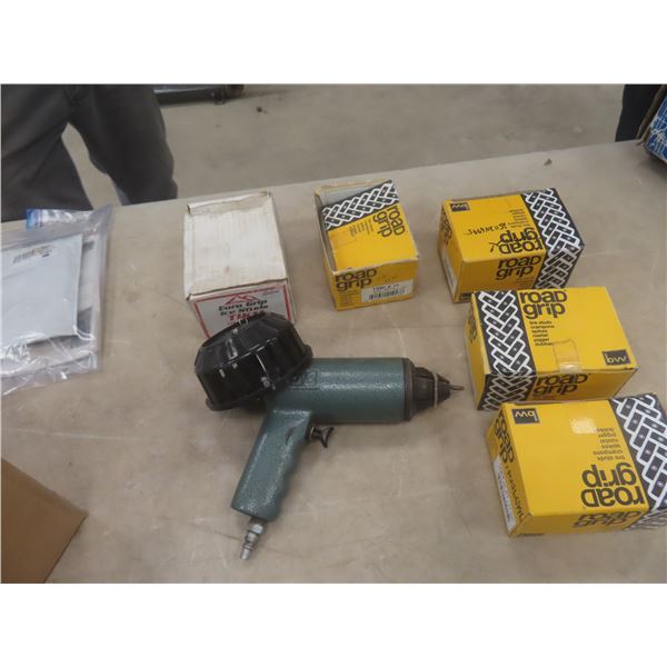 Stud Gun, Studs, and Stud Gun Repair Kit