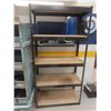Image 1 : 5-Tier Metal Shelving Unit w/ Wood Shelves, 72x35x16