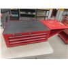 Image 1 : Snap-On 3-Drawer Centre Tool Box, 9x27x20, w/ Side Shelf (Attachable)