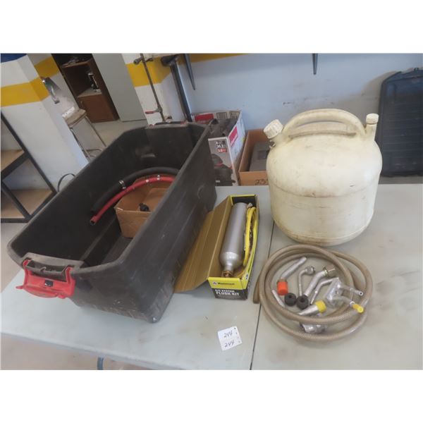 A/C Refrigerant Flushing System