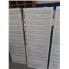 Image 4 : 2 Wall-Mount Metal Invoice Racks, 15x42, and Counter-Top Wood Pigeon Hole Rack, 21x31x9