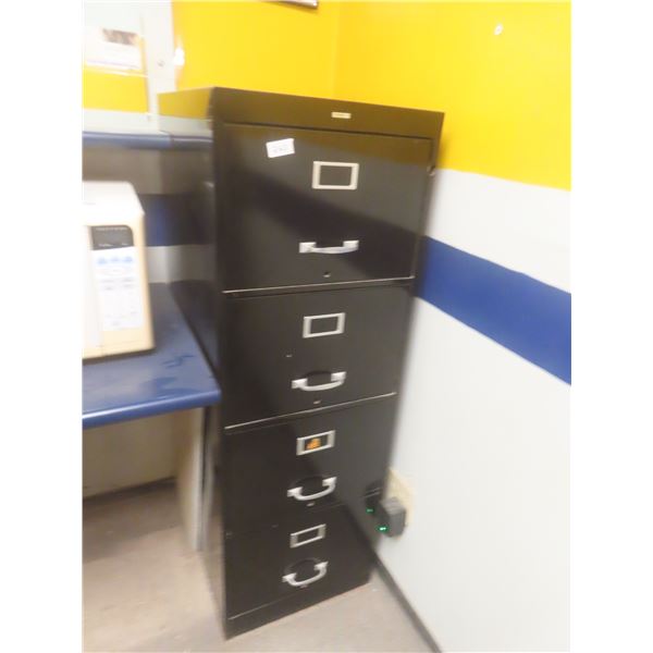 4-Drawer Metal Filing Cabinet, 52x18x24