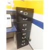 Image 1 : 4-Drawer Metal Filing Cabinet, 52x18x24
