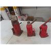 Image 1 : 3 Hydraulic Bottle Jacks, Up to 20 Ton