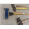 Image 3 : Sledge Hammer, Splitting Axes, and Extra Handle