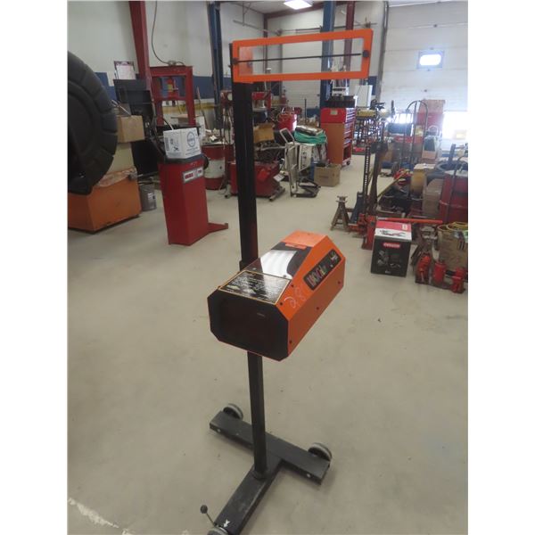 Symtec H Headlight Aligner on Rolling Stand
