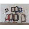 Image 1 : 8 C-Clamps, Up to 5"