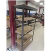 Image 2 : 5-Tier Metal Shelf Unit w/ Wood Shelves, 72x36x16