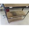 Image 3 : 5-Tier Metal Shelf Unit w/ Wood Shelves, 72x36x16