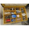 Image 11 : Metal 4-Drawer Cabinet w/ Drain Plugs, Washers, Solder Wire, Tire Repair Supplies, Stems, Valves