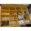 Image 3 : Metal 4-Drawer Cabinet w/ Drain Plugs, Washers, Solder Wire, Tire Repair Supplies, Stems, Valves