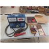Image 1 : UltraPro 500 Amp Battery Load Tester, Autel Battery Tester, Fluke 115 Multimeter, and 600 Amp