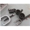 Image 1 : Ball Joint Splitter, Sockets, Pitman Arm Remover, Frame Bracket Knockout Remover, Snap-On/OTC