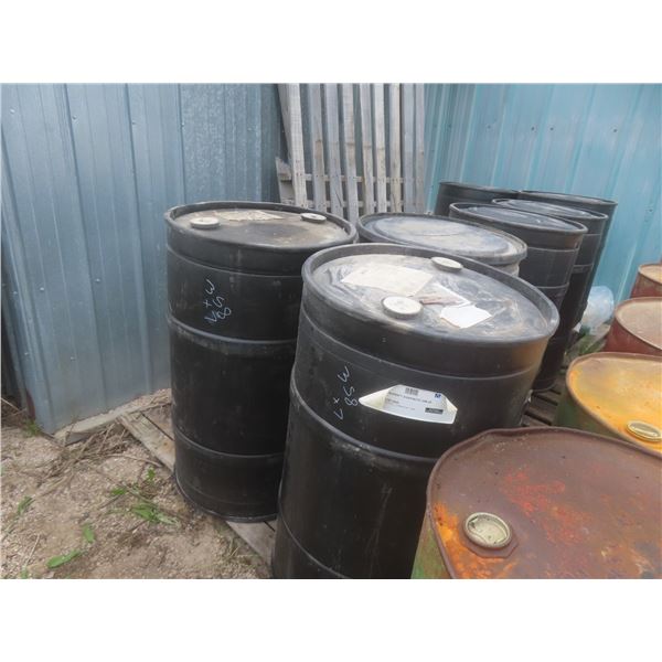7 New Poly Oil Barrels