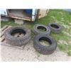 Image 1 : 4 Tires – 1x LT275/70R18, 2x LT245/75R17, 1x LT265/70R17