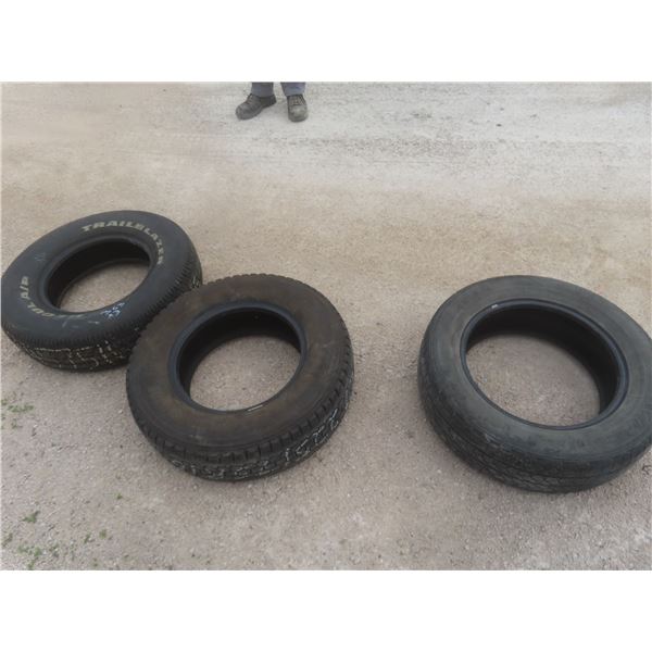 3 Tires – 245/75R16, 225/75R16, 225/65R17