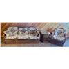 Image 1 : VINTAGE MCM HENRY LINK WICKER SET - 3-PIECE SET WITH CUSHIONS - IN EXCELLENT CONDITION!