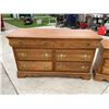 Image 3 : BASSETT DRESSER WITH MIRROR (SEE PICTURES) WITH MATCHING NIGHTSTAND